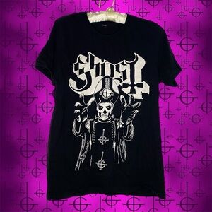 Ghost Black and White Papa Emeritus II Graphic T-Shirt